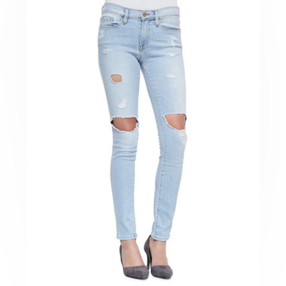 Frame Denim Le Skinny De Jeanne in Nowita jeans